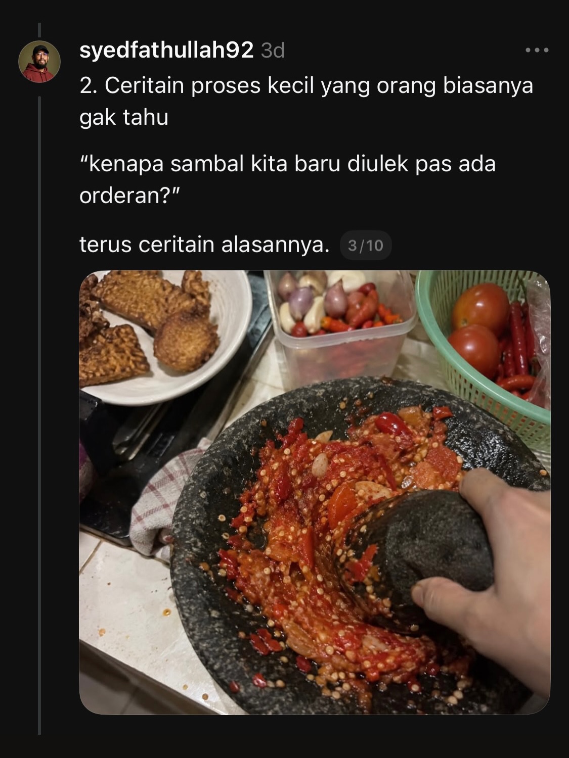 semoga bermanfaat buat teman2 UMKM! - Syed Fathullah Al-Idrus Slide 3