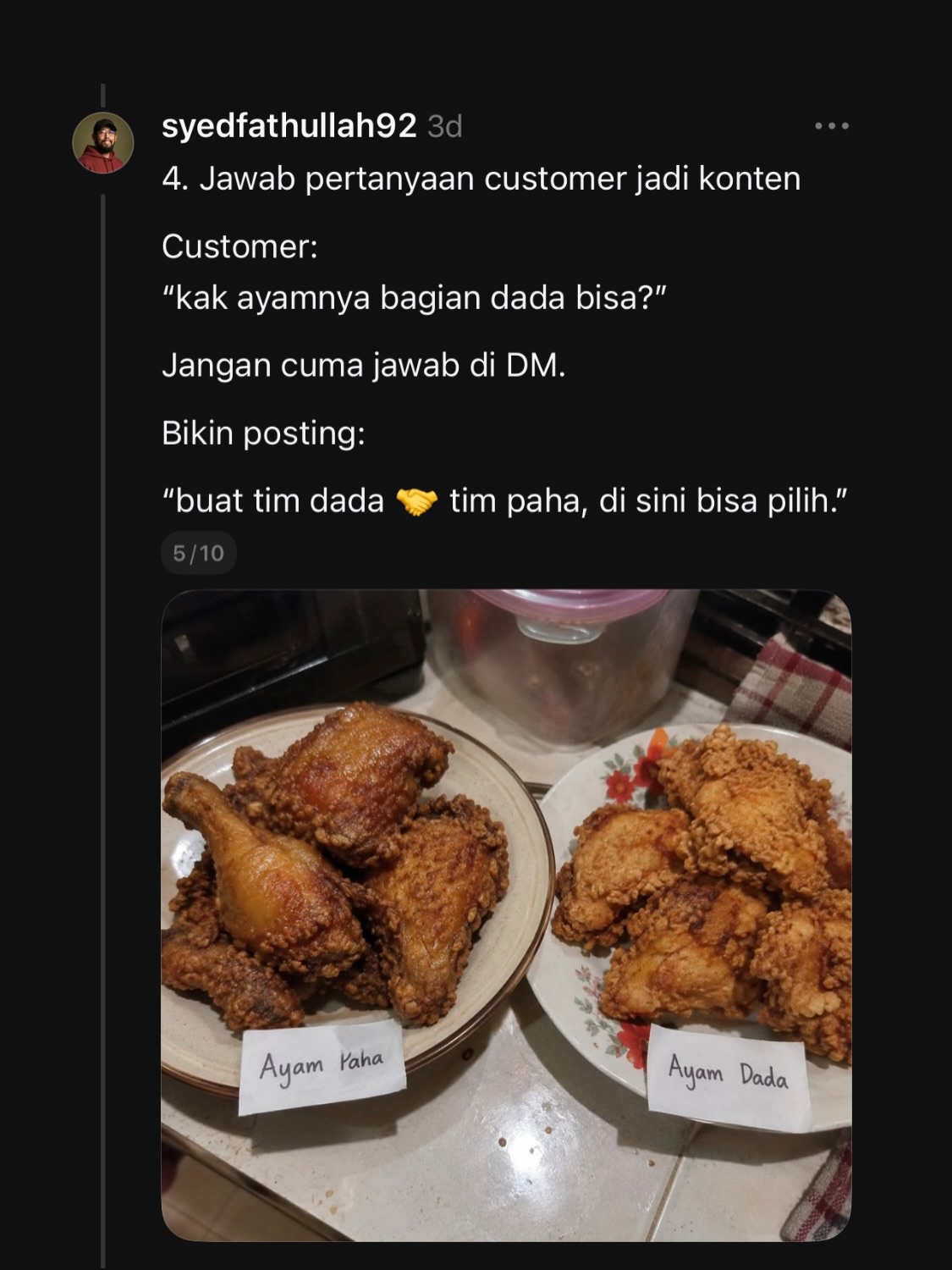 semoga bermanfaat buat teman2 UMKM! - Syed Fathullah Al-Idrus Slide 5