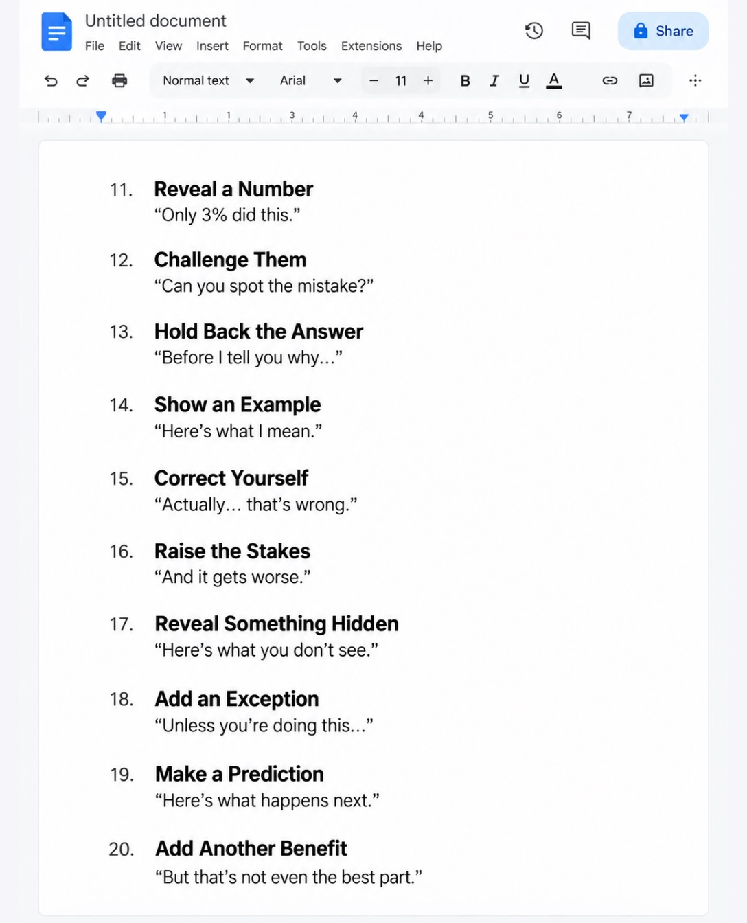 30 ways to Re-Hook a viewer. - Peter | Content Marketing Slide 3
