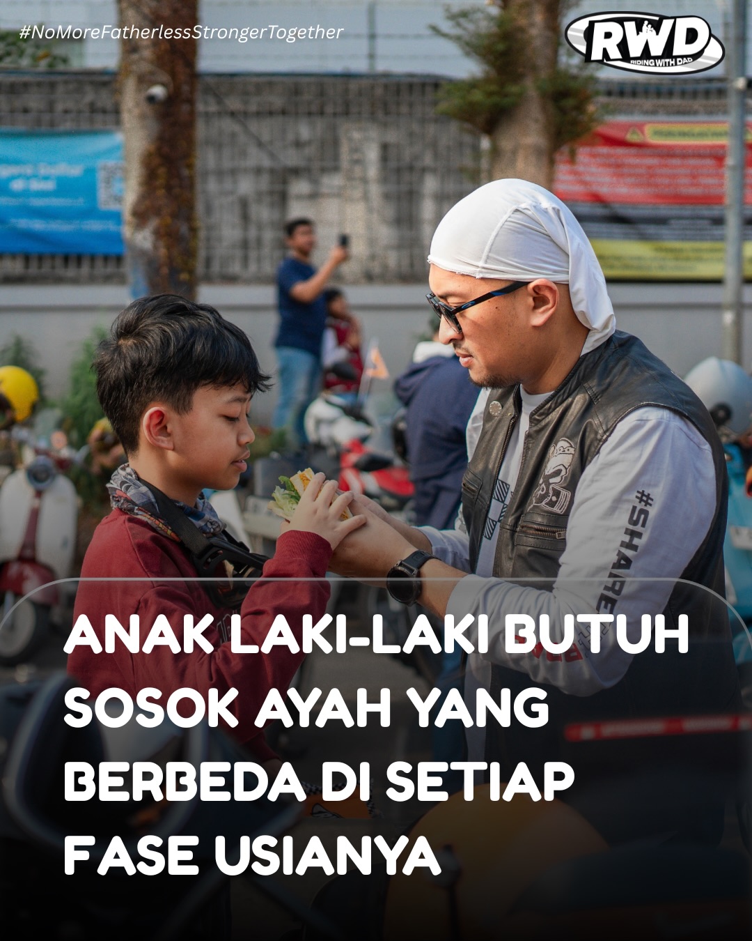 Di setiap langkah pertamamu, ada doa dan bimbingan Ayah yang menguatkan tek - RWD Slide 1