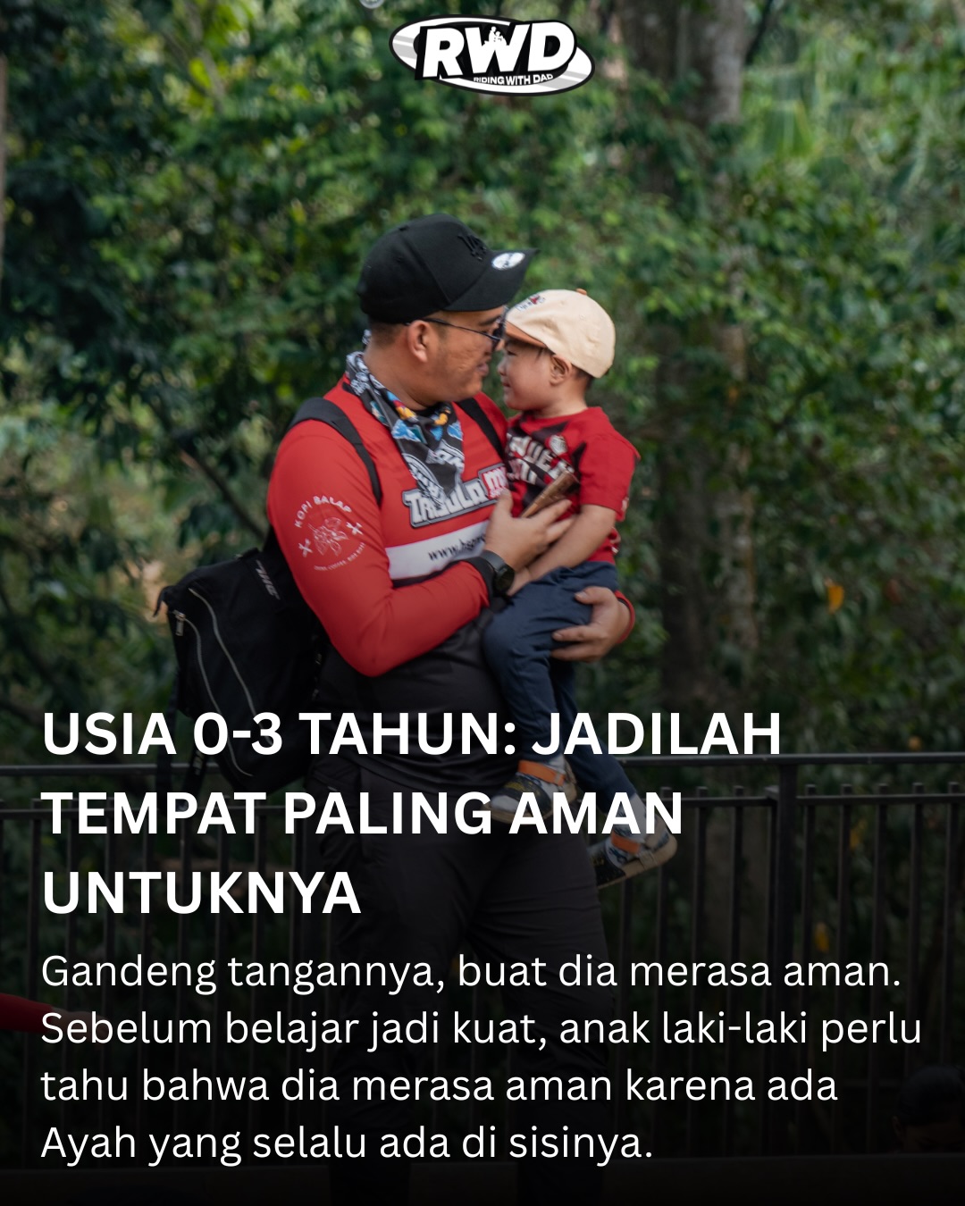 Di setiap langkah pertamamu, ada doa dan bimbingan Ayah yang menguatkan tek - RWD Slide 2