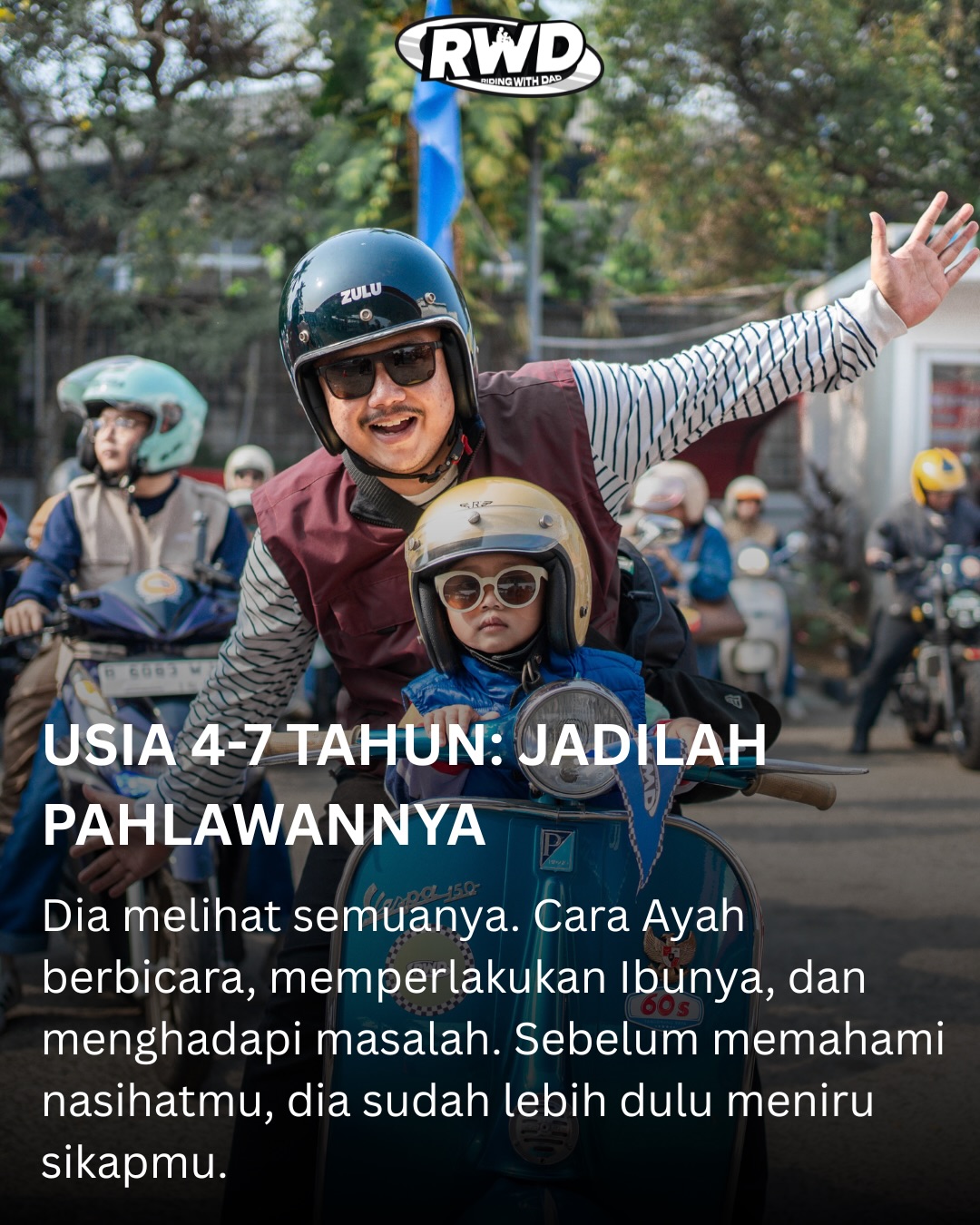 Di setiap langkah pertamamu, ada doa dan bimbingan Ayah yang menguatkan tek - RWD Slide 3
