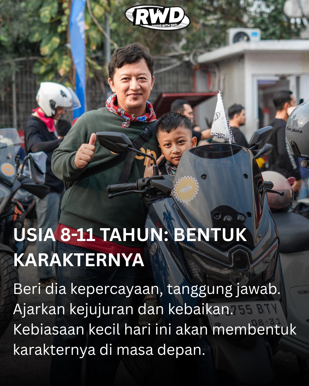 Di setiap langkah pertamamu, ada doa dan bimbingan Ayah yang menguatkan tek - RWD Slide 4