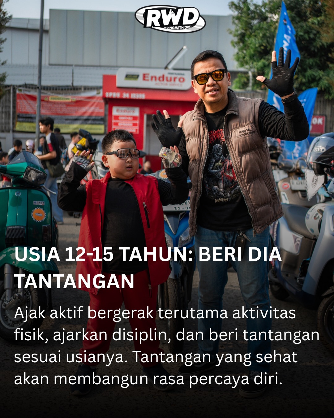 Di setiap langkah pertamamu, ada doa dan bimbingan Ayah yang menguatkan tek - RWD Slide 5