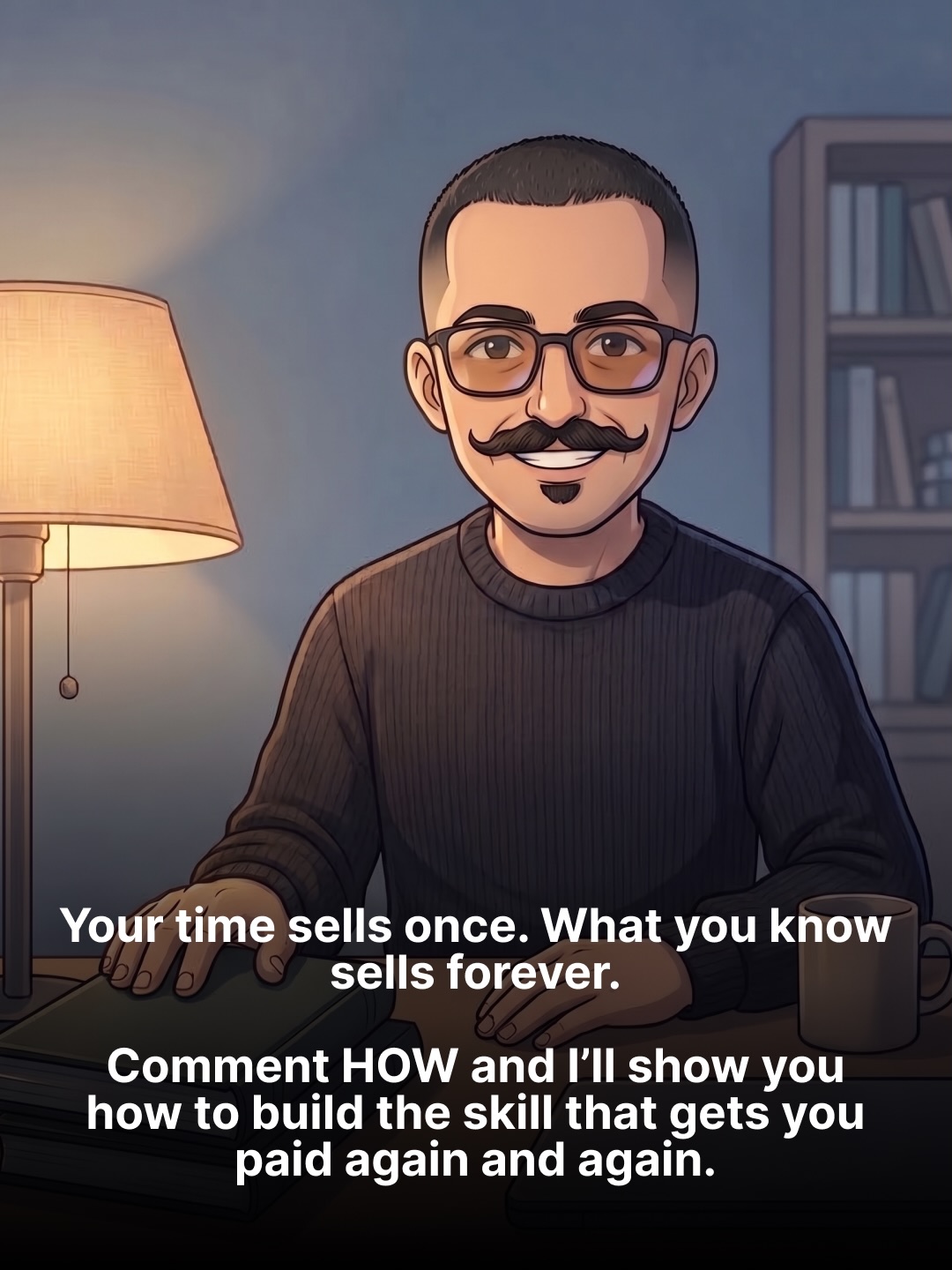 Comment HOW and I’ll show you how to build the skill that gets you paid aga - Bashar J Katou Slide 7
