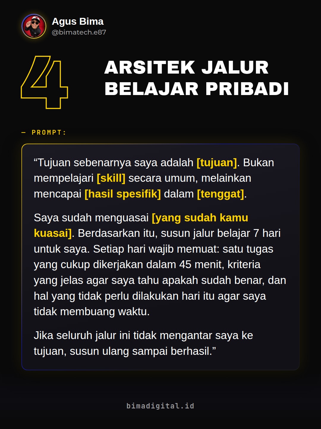 Kebanyakan orang make Claude cuma kayak mesin pencari.
Padahal bisa jadi tu - Agus Bima Susena Slide 5
